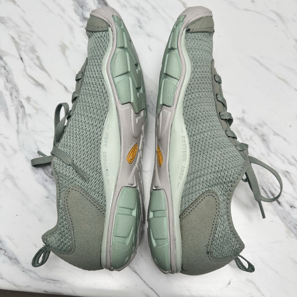 KEEN Hush Knit CNX Green Sneakers 1020372 Women Size 8.5 Contour Arch - Picture 8 of 13